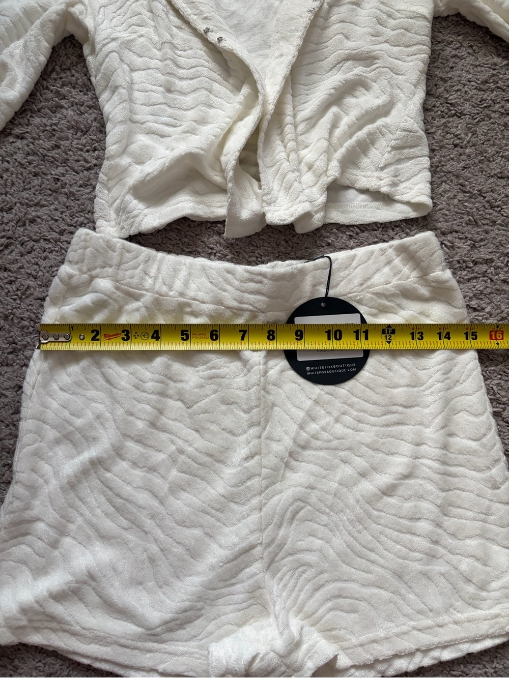 White Fox Cream Textured Set - Picture 6 of 10